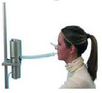 Step 3: Connect to O2 supply; posi􀀘on pa􀀘ent comfortably for resistance‐free breathing